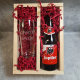 Jupiler bier kerstpakket met gegraveerd bierglas met naam