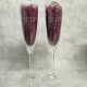 Classico champagneglazen gegraveerd als huwelijkscadeau
