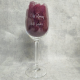 Classico witte wijnglas graveren met logo