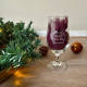 Kerst bierglas gegraveerd met naam