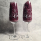 Taste champagneglazen gegraveerd als huwelijkscadeau