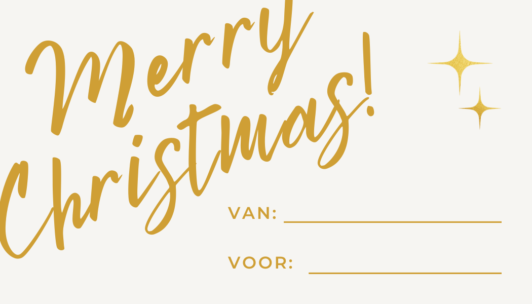 7 Gratis kerst cadeau labels 2024