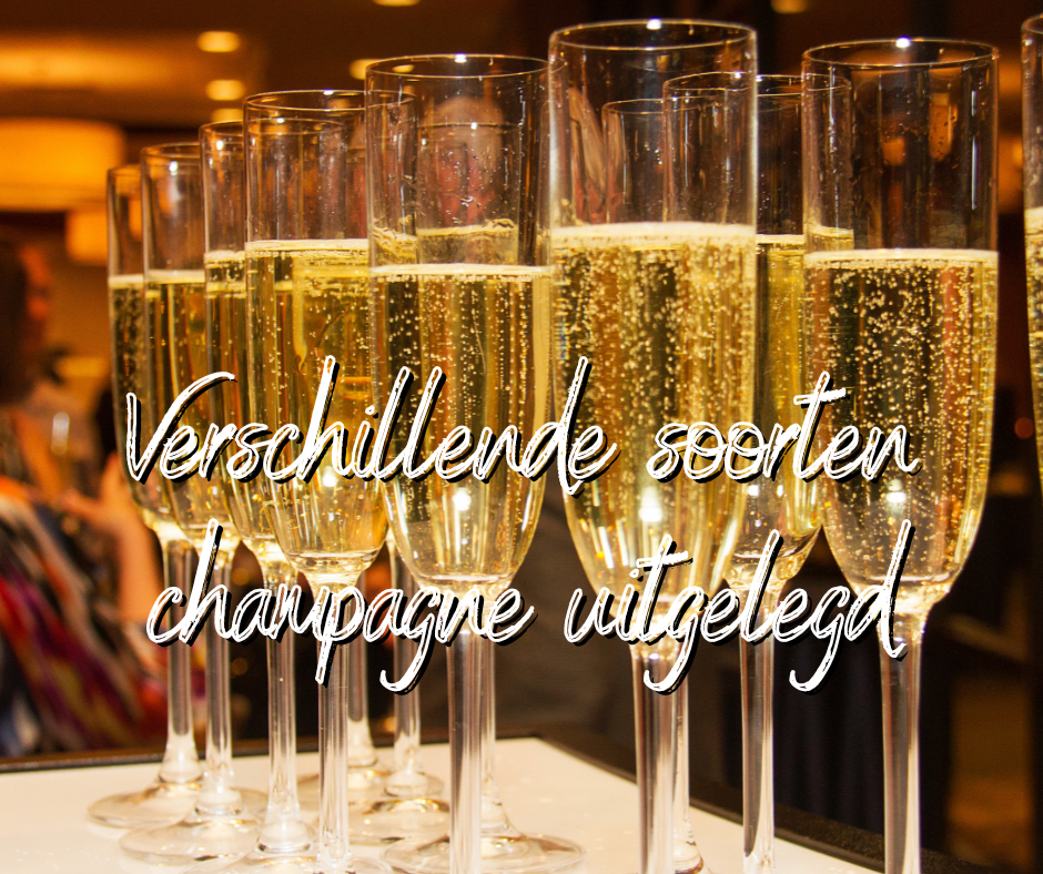 Verschillende soorten champagne