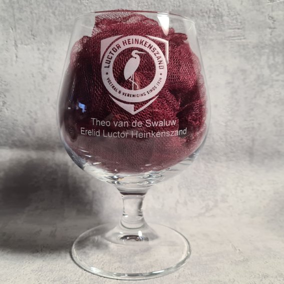 Bierglas met logo